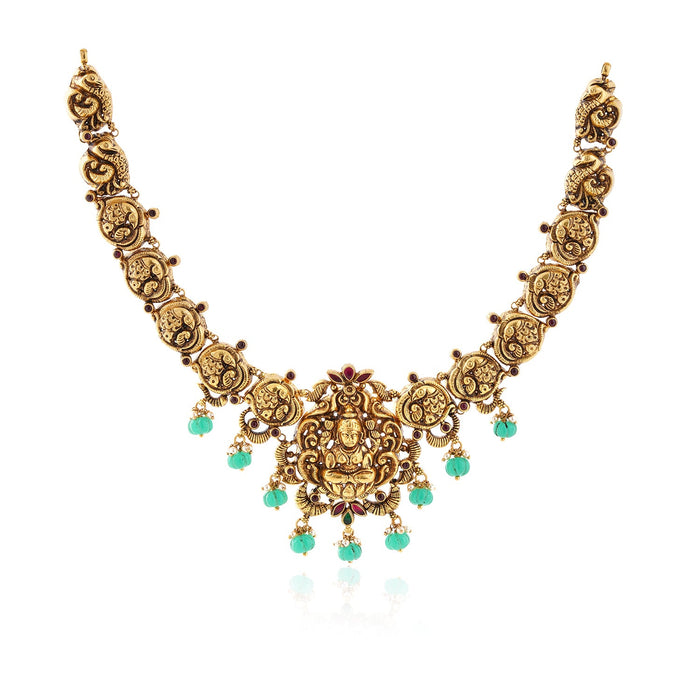 Padmashree Temple Gold Necklace