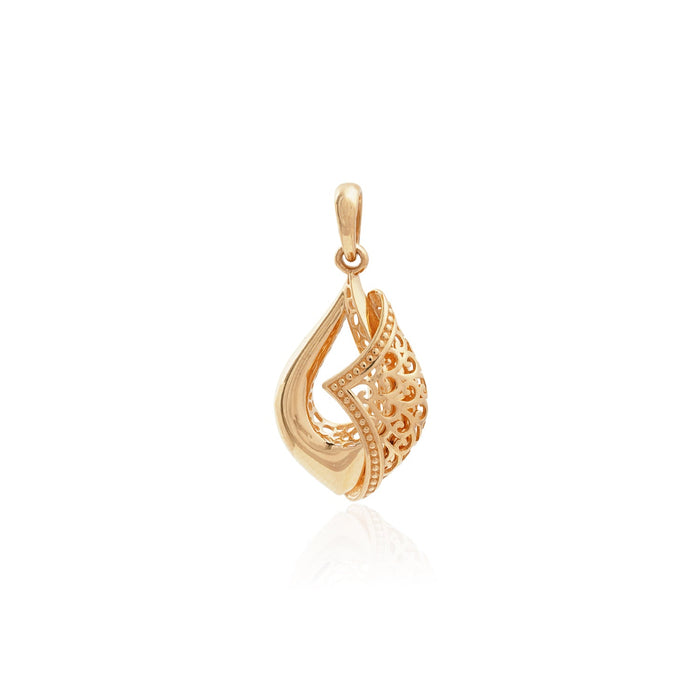 Aurelia Filigree Gold Pendant