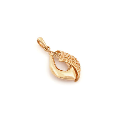 Aurelia Filigree Gold Pendant