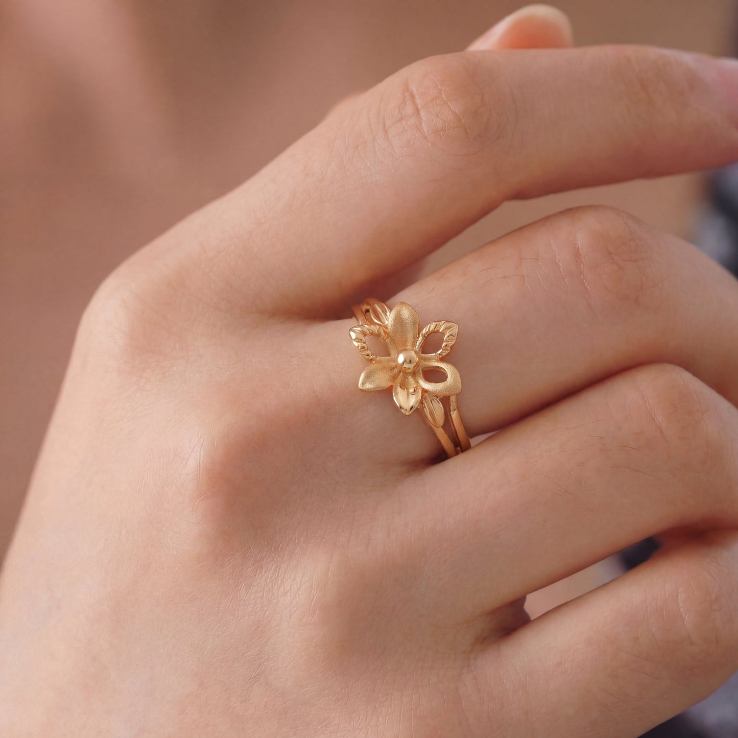 Vanya Bloom Gold Ring