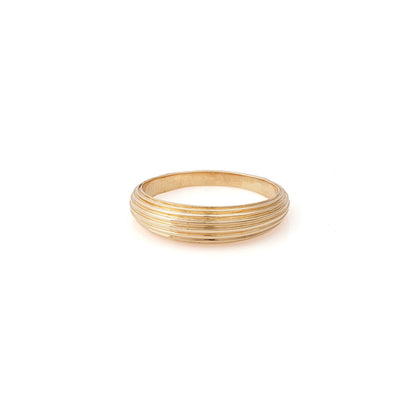 Rekha Layered Gold Band Ring