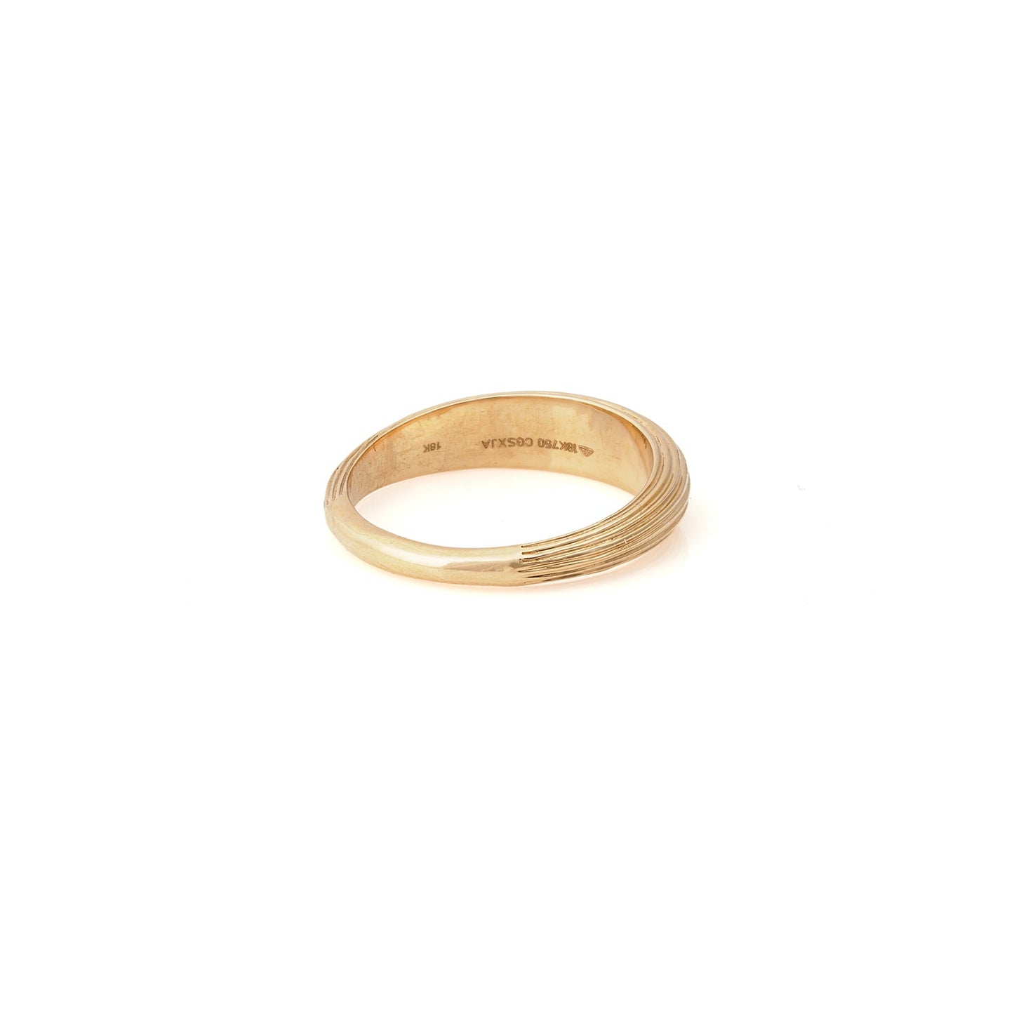 Rekha Layered Gold Band Ring