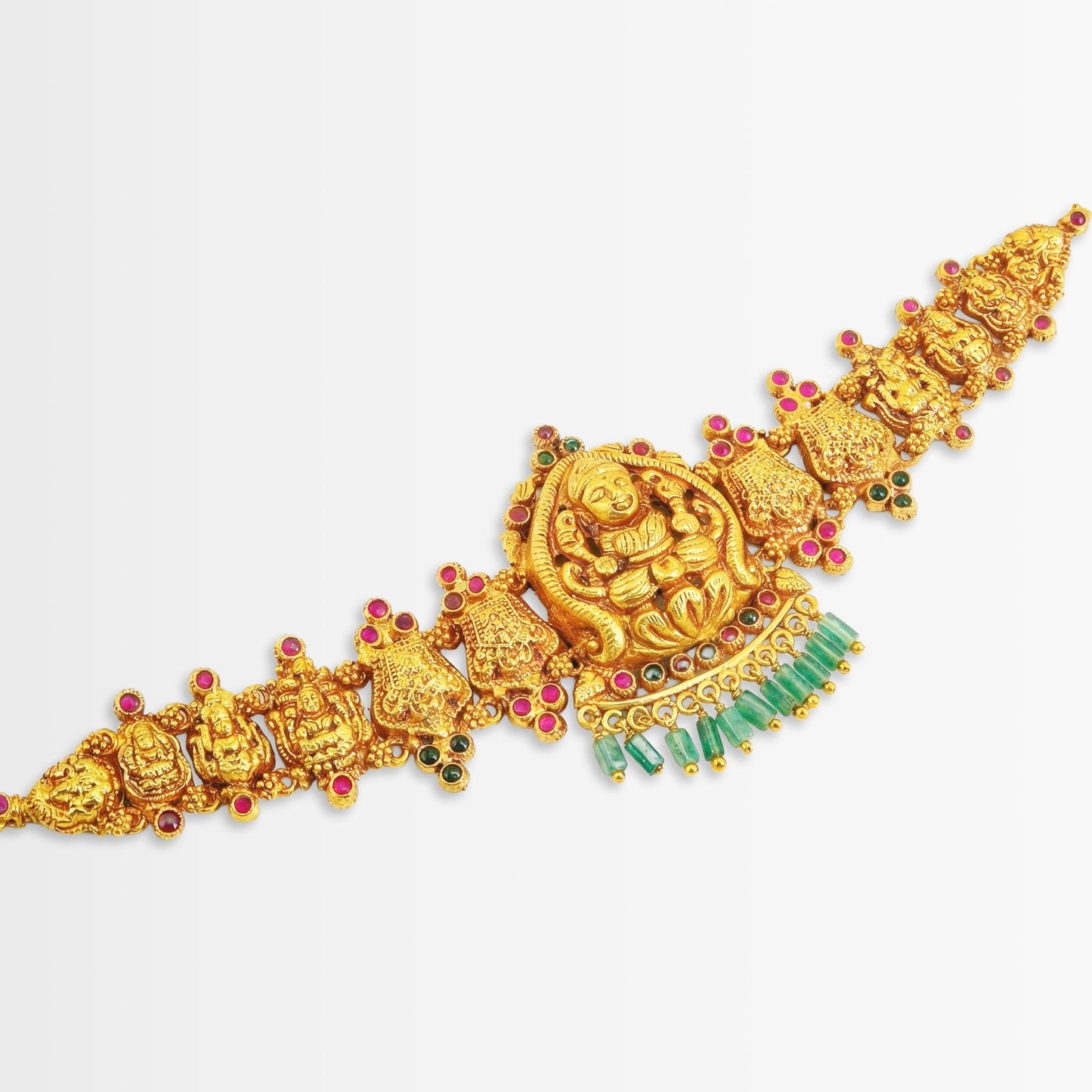 Golden Lakshmi Temple Choker