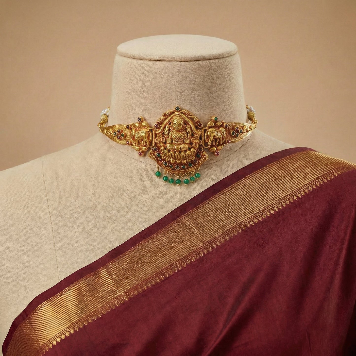 Golden Lakshmi Vilasa Choker