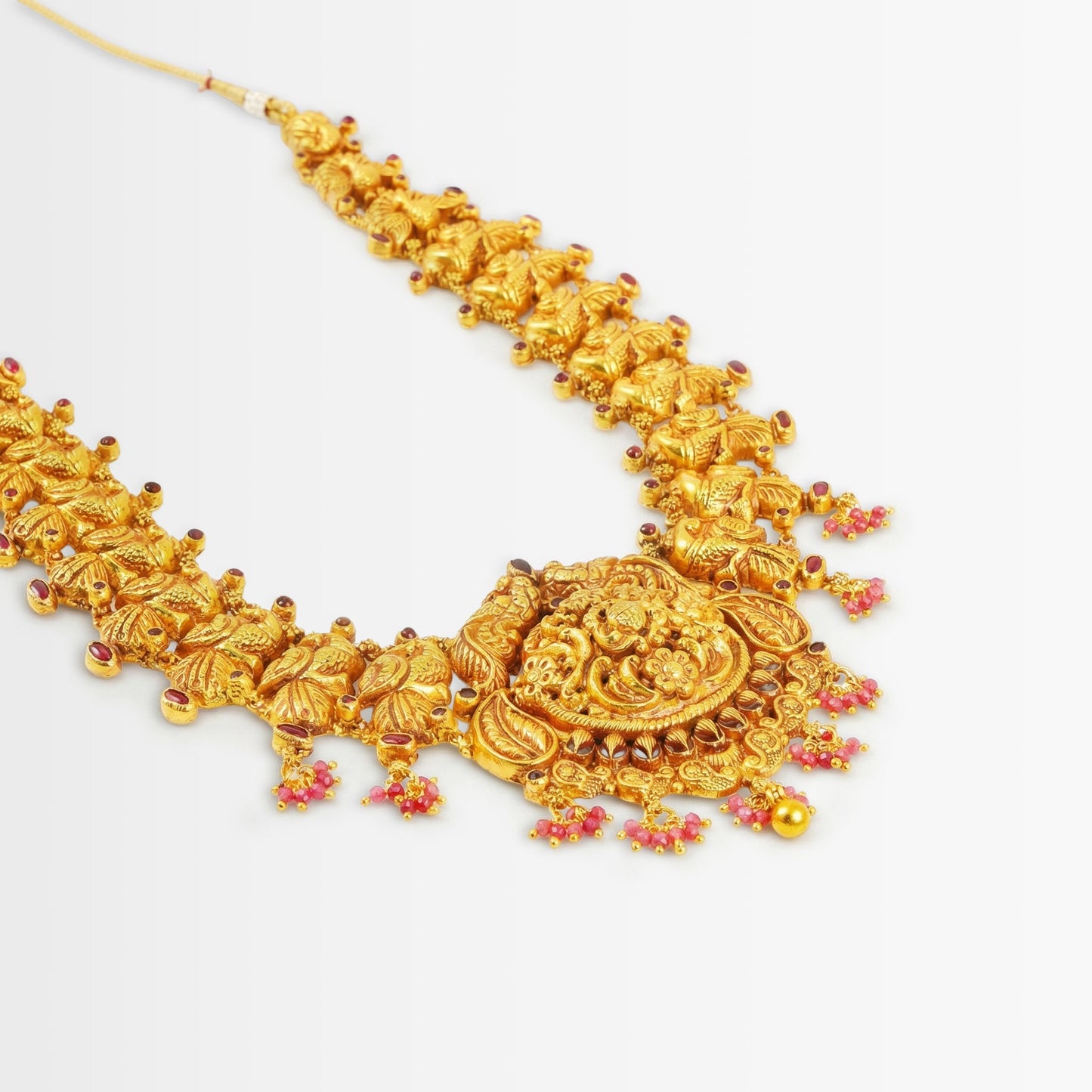 Golden Vedic Mayura Haar