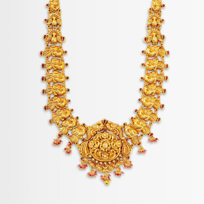 Golden Vedic Mayura Haar