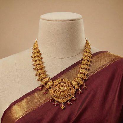 Golden Vedic Mayura Haar