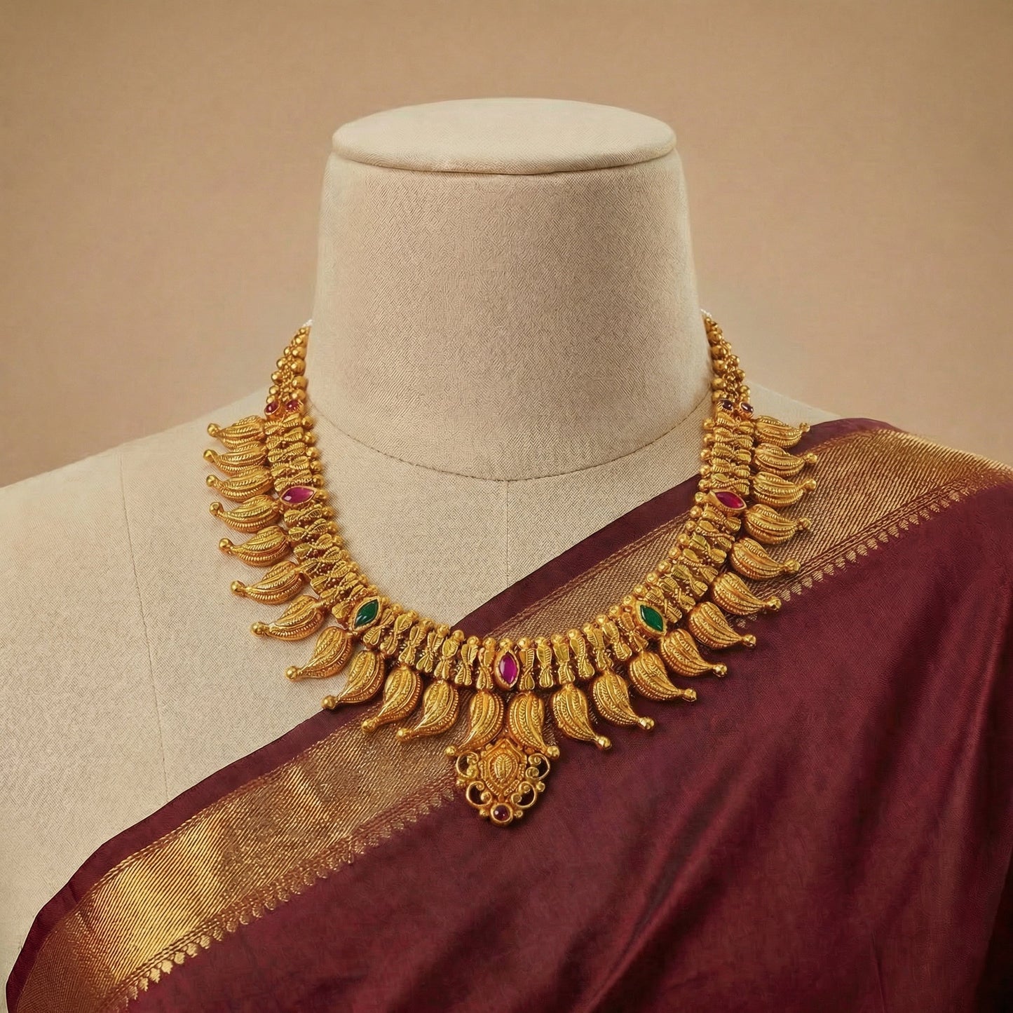 Golden Classic Mango Necklace
