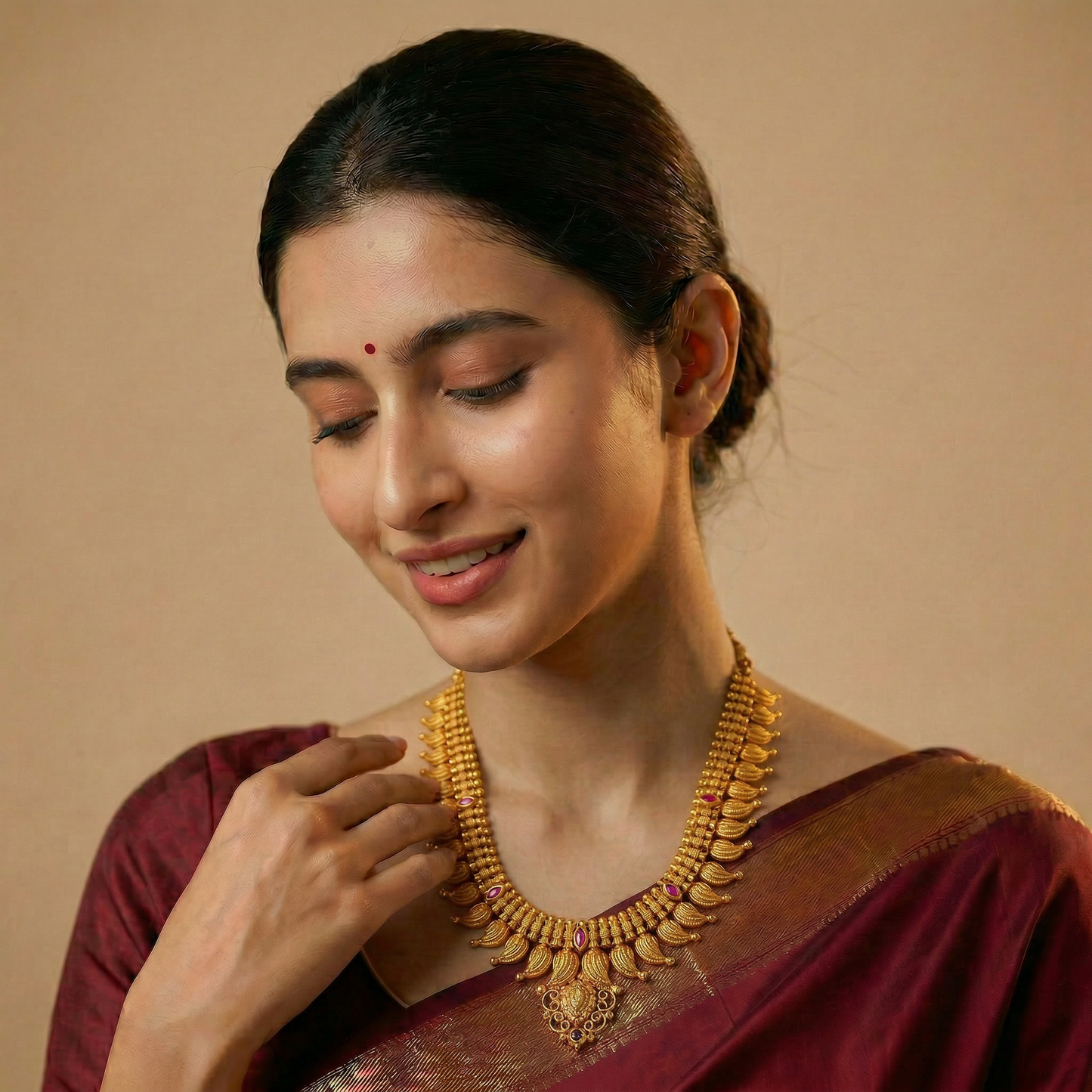 Golden Mangala Mango Haar