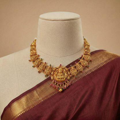 Golden Kaveri Divine Necklace