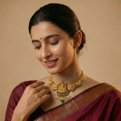 Golden Devi Necklace