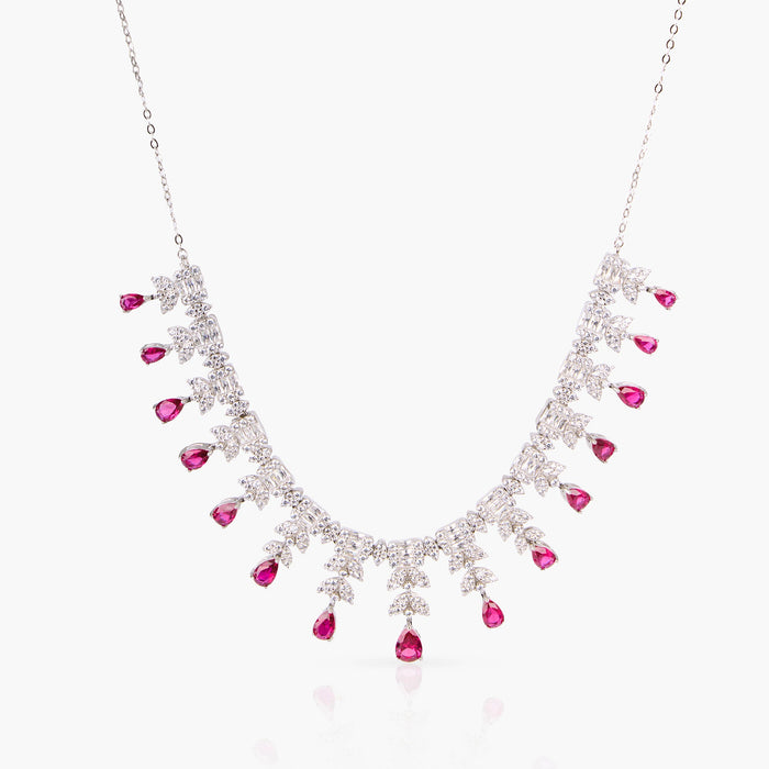 Crimson Drop Necklace