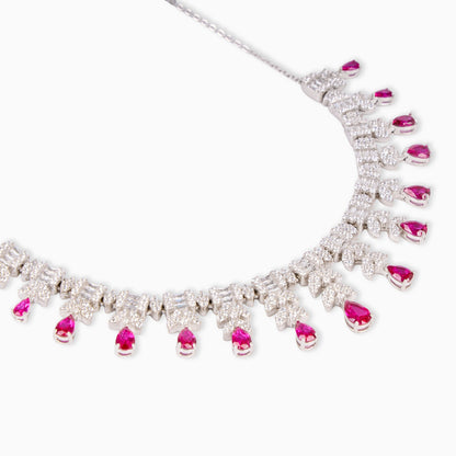 Crimson Drop Necklace