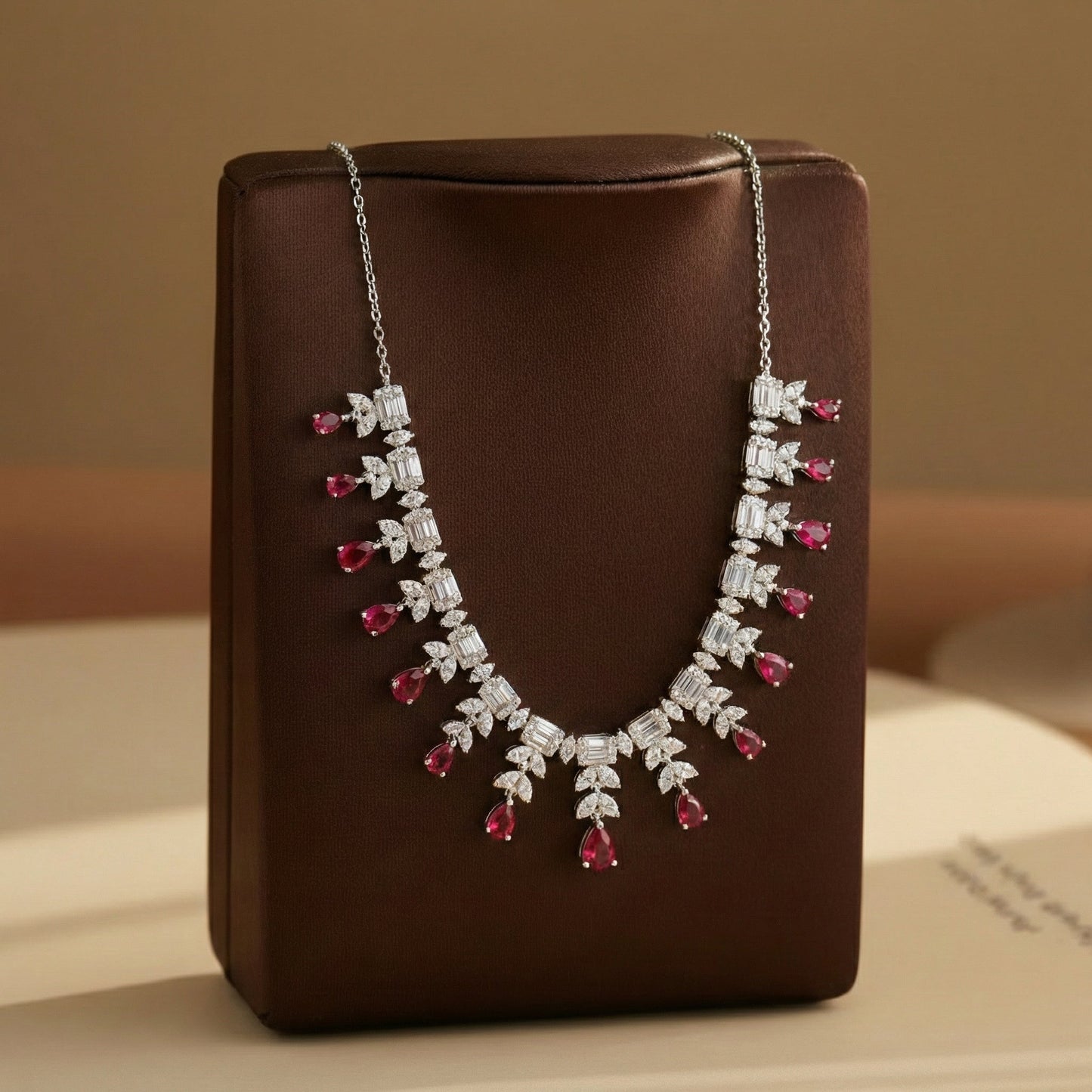 Crimson Drop Necklace