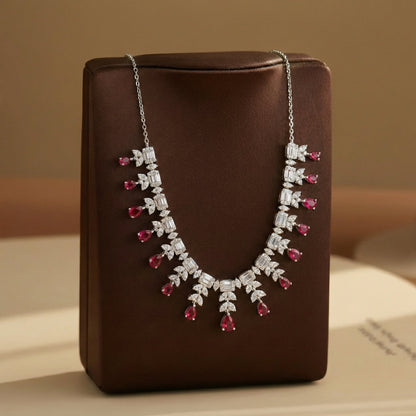Crimson Drop Necklace