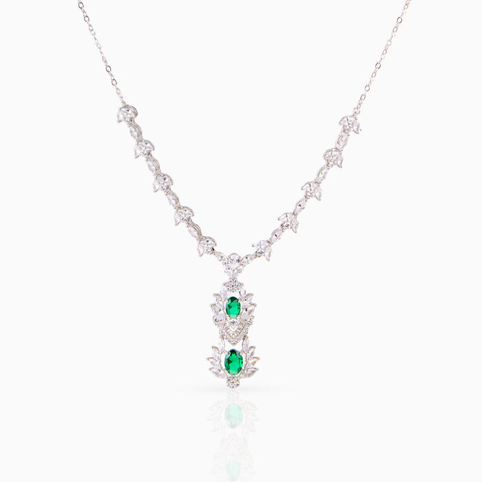 Emerald Linear Necklace