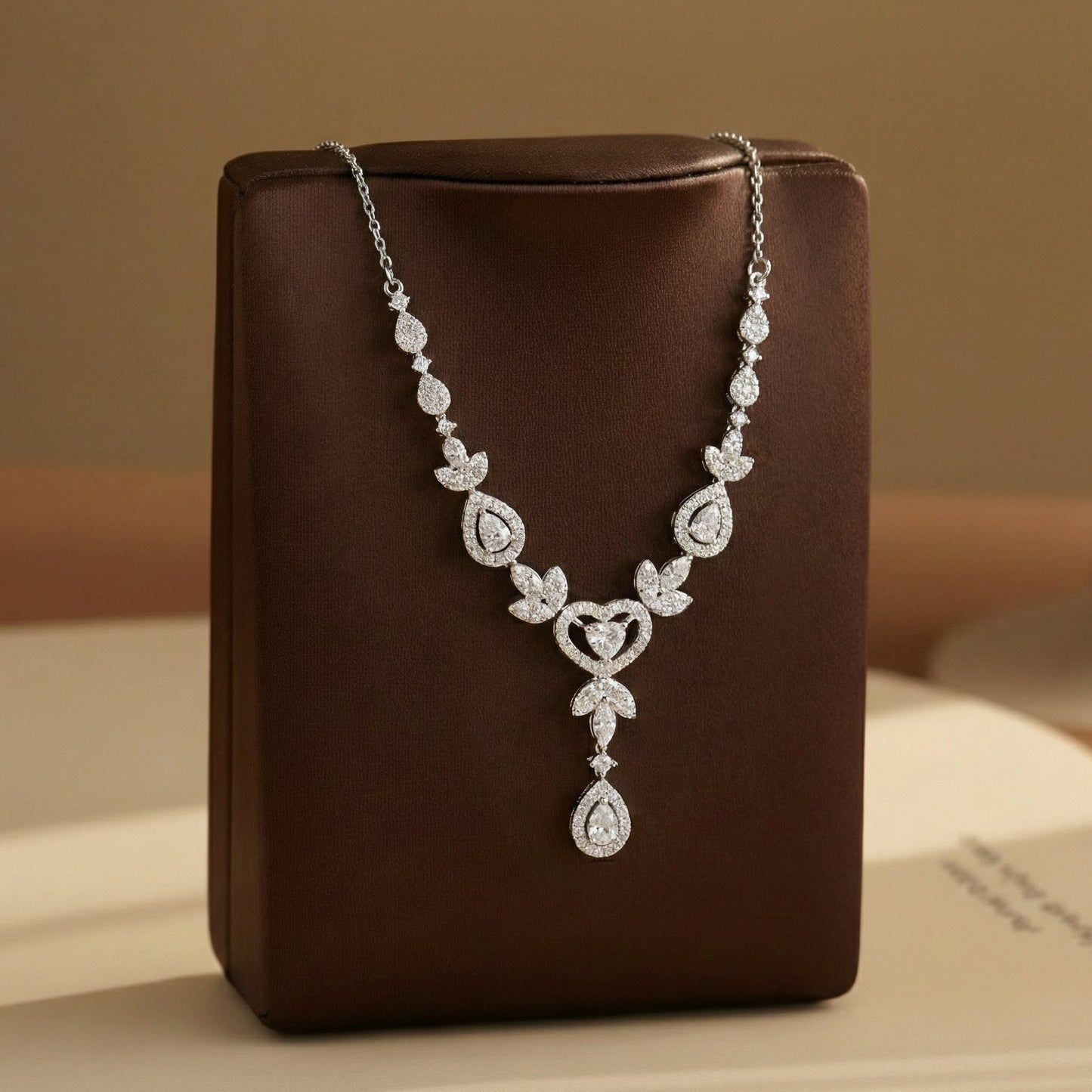 Heart Solitaire Necklace