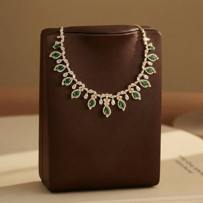 Emerald Teardrop Necklace