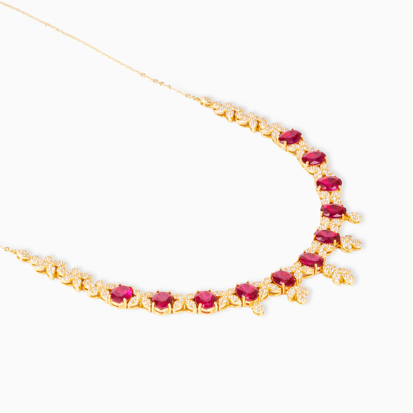 Ruby Crown Necklace