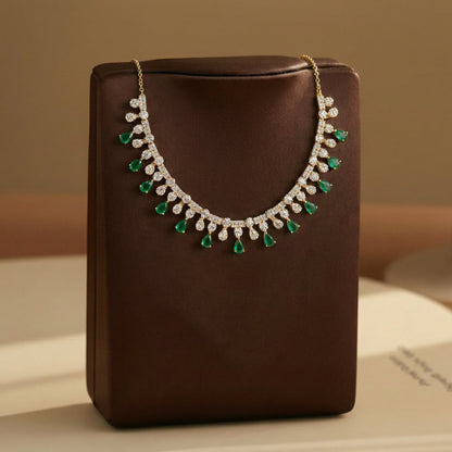 Emerald Cascade Necklace