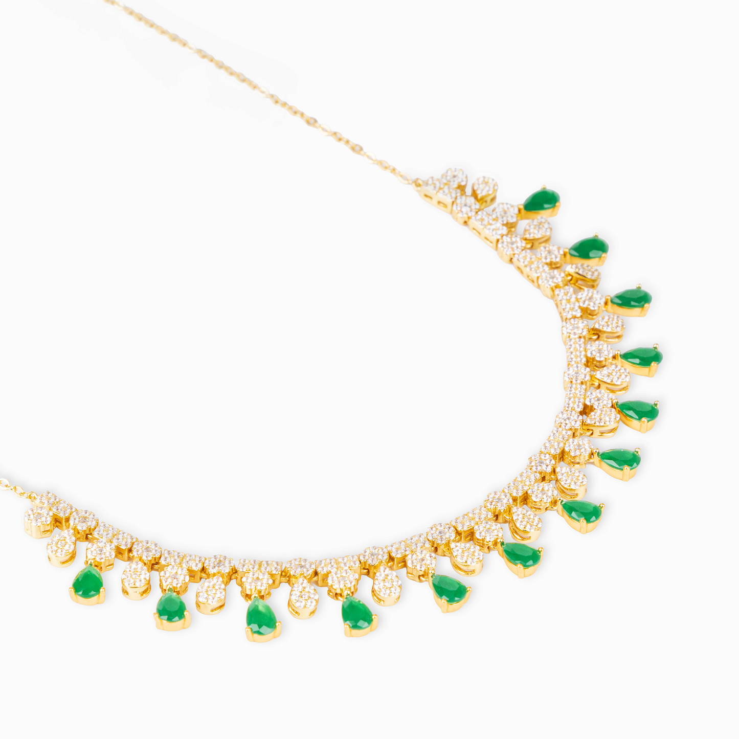 Emerald Cascade Necklace