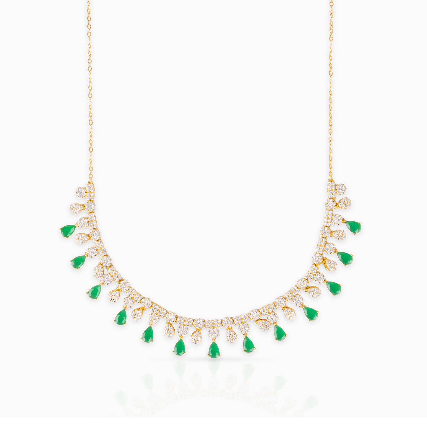 Emerald Cascade Necklace