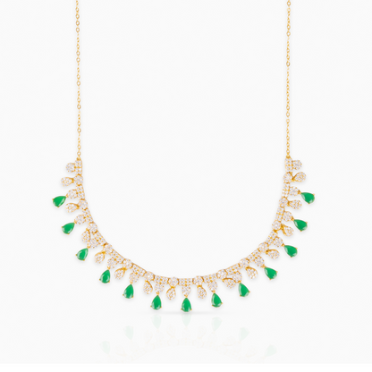 Emerald Cascade Necklace