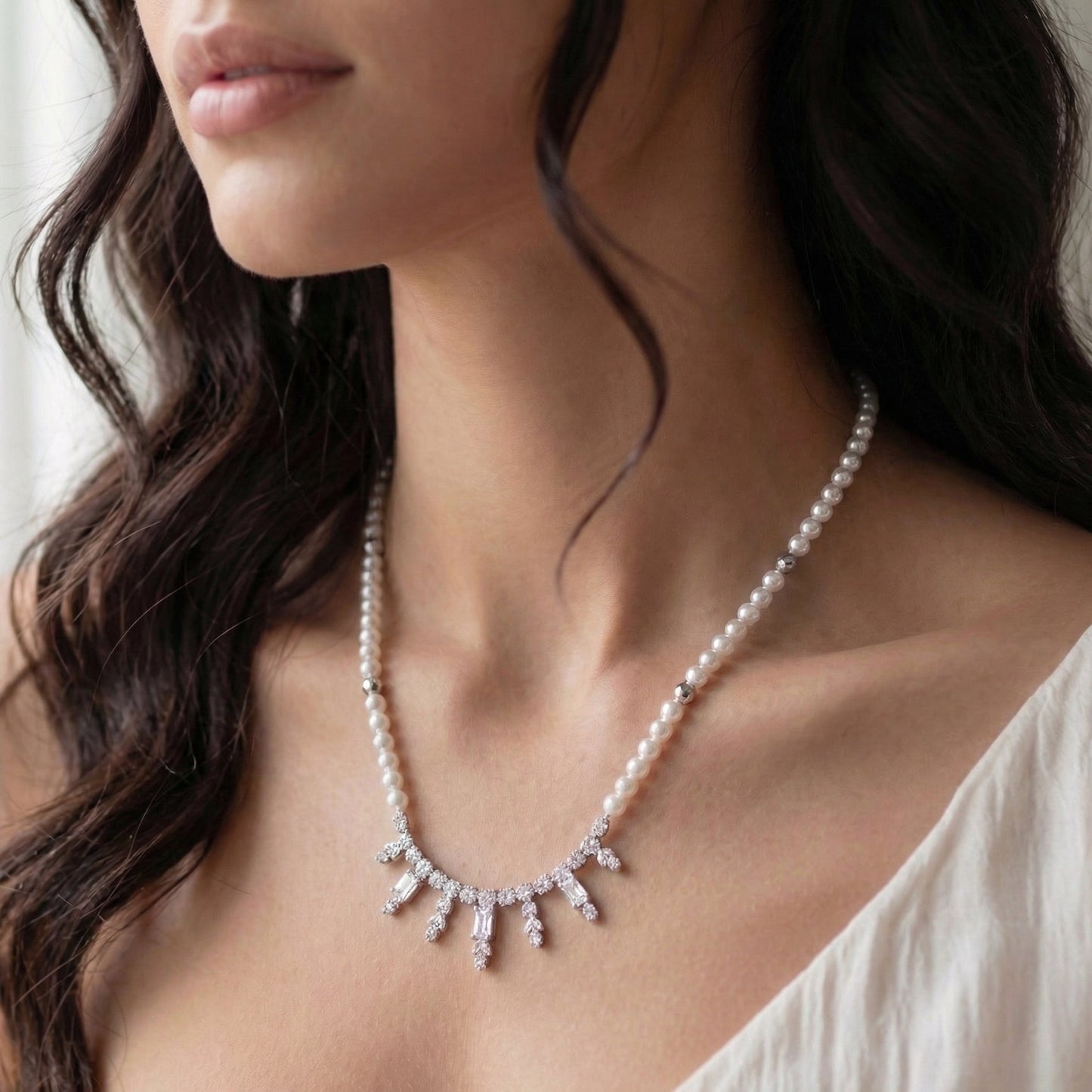 Pearl Fringe Necklace