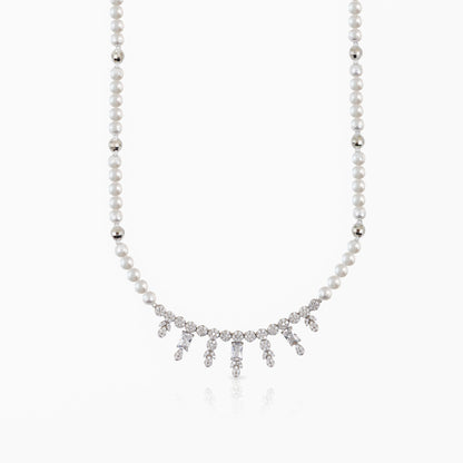 Pearl Fringe Necklace