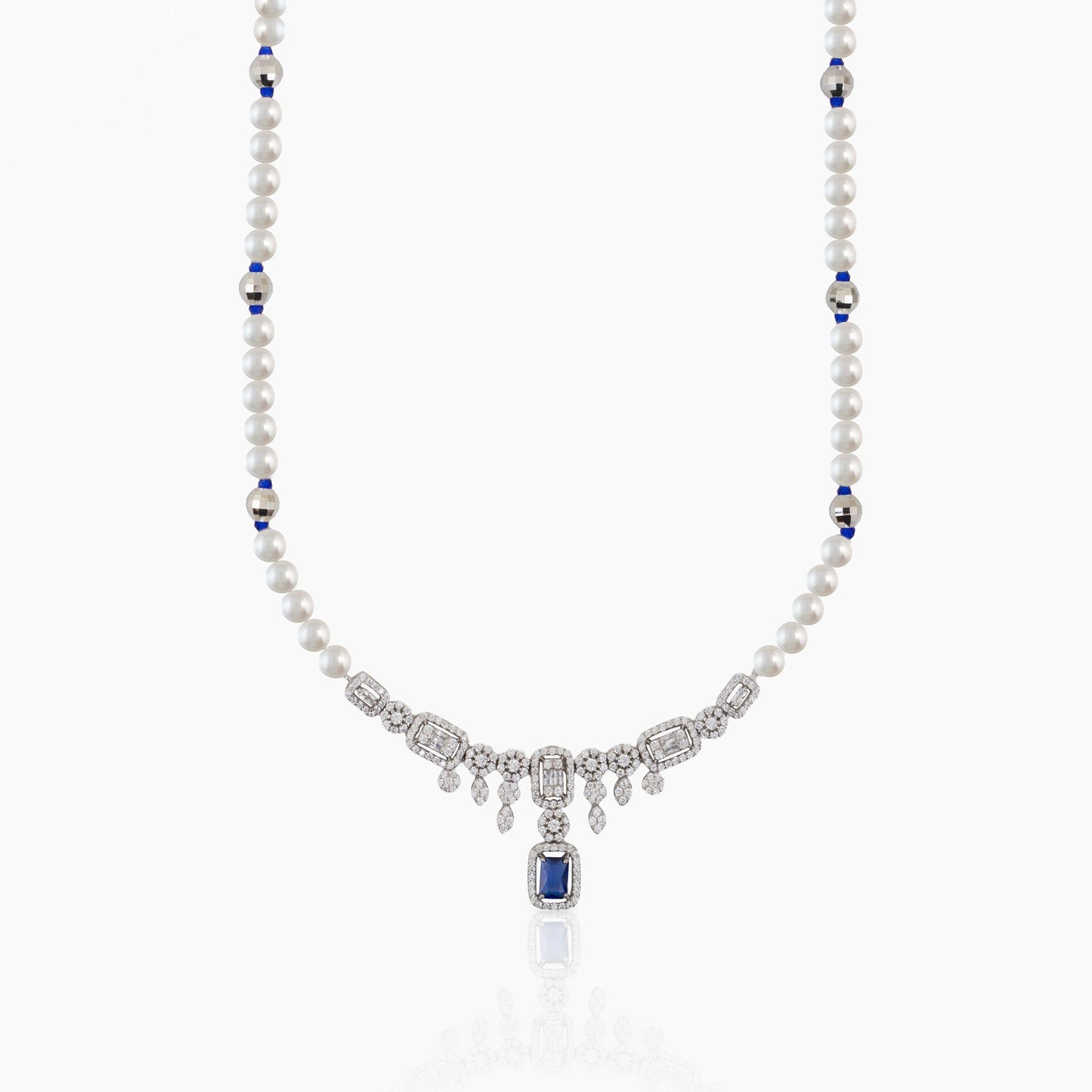 Sapphire Pearl Necklace