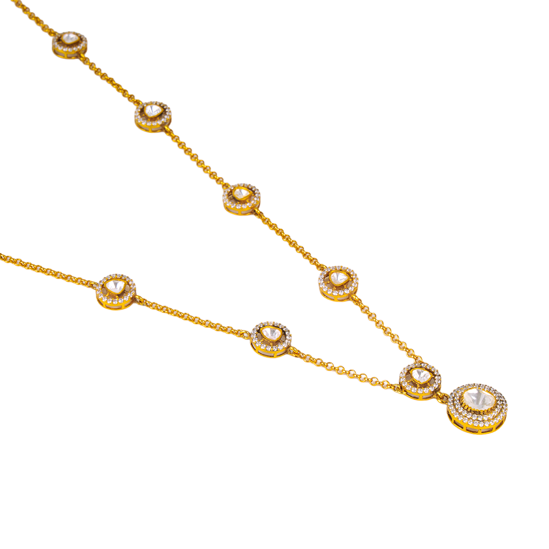 Circular Polki Pendant