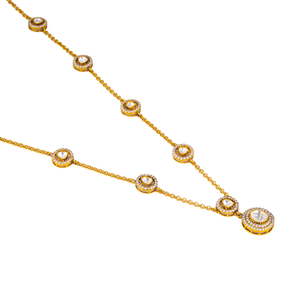 Circular Polki Pendant
