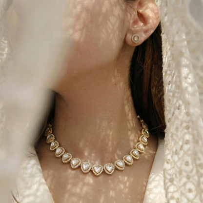 Trillion-Cut Polki Necklace