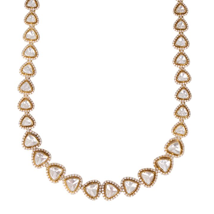 Trillion-Cut Polki Necklace