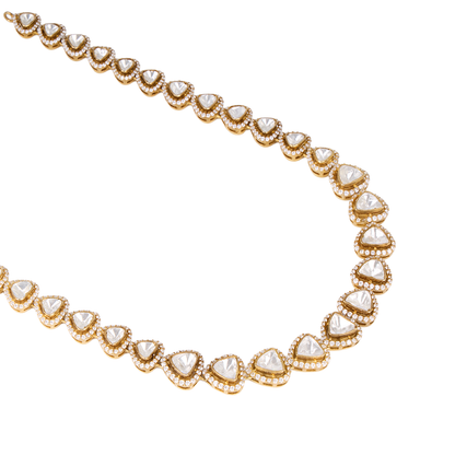 Trillion-Cut Polki Necklace