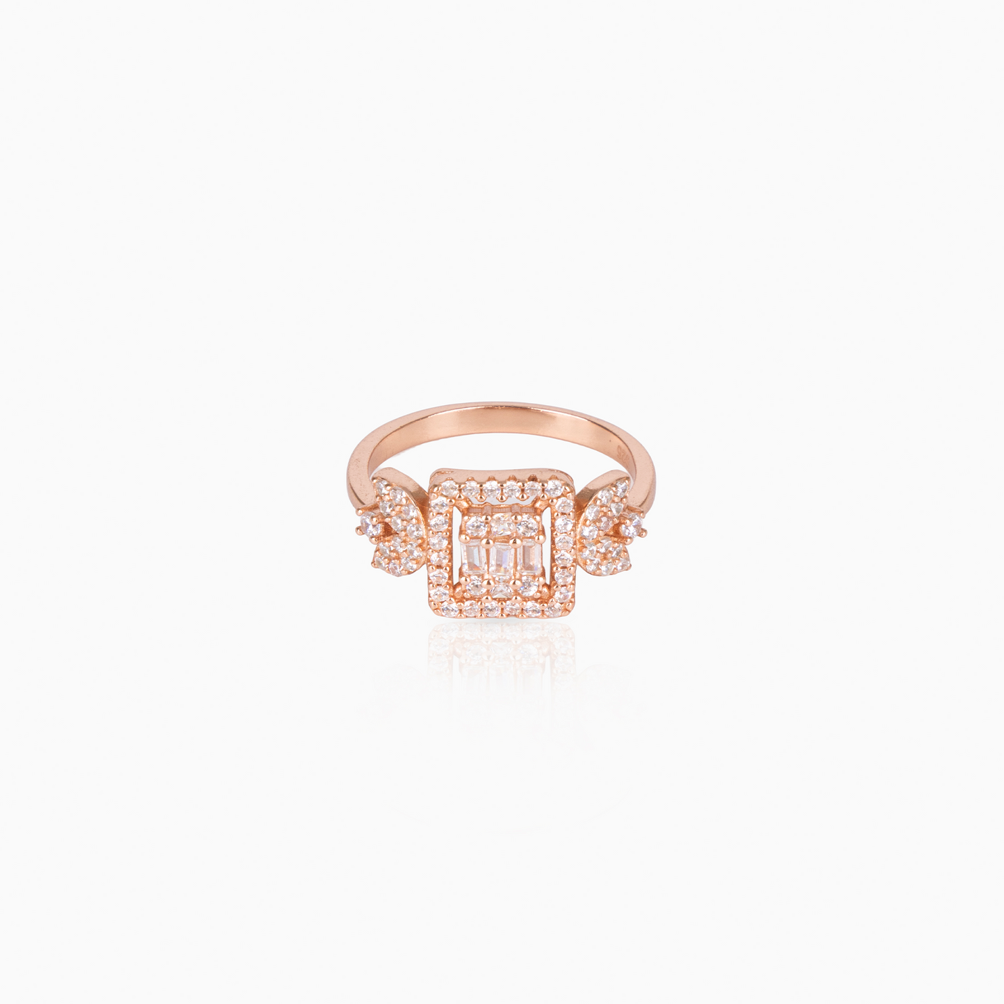 Rose Gold Leaf Ring
