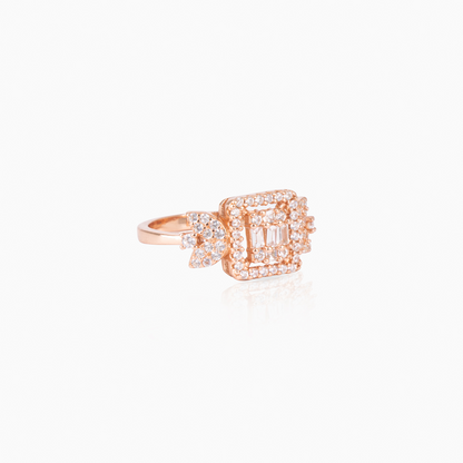 Rose Gold Leaf Ring