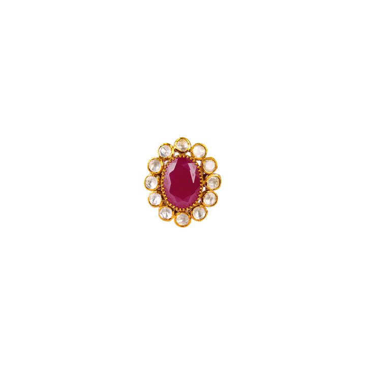 Ruby Halo Ring