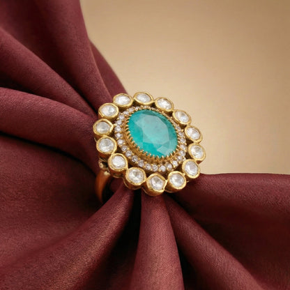 Neelkamal Kundan Ring