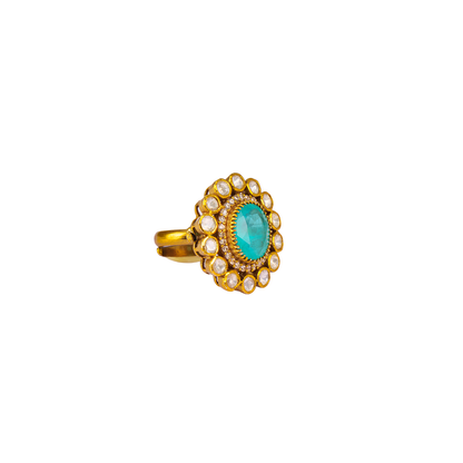 Neelkamal Kundan Ring