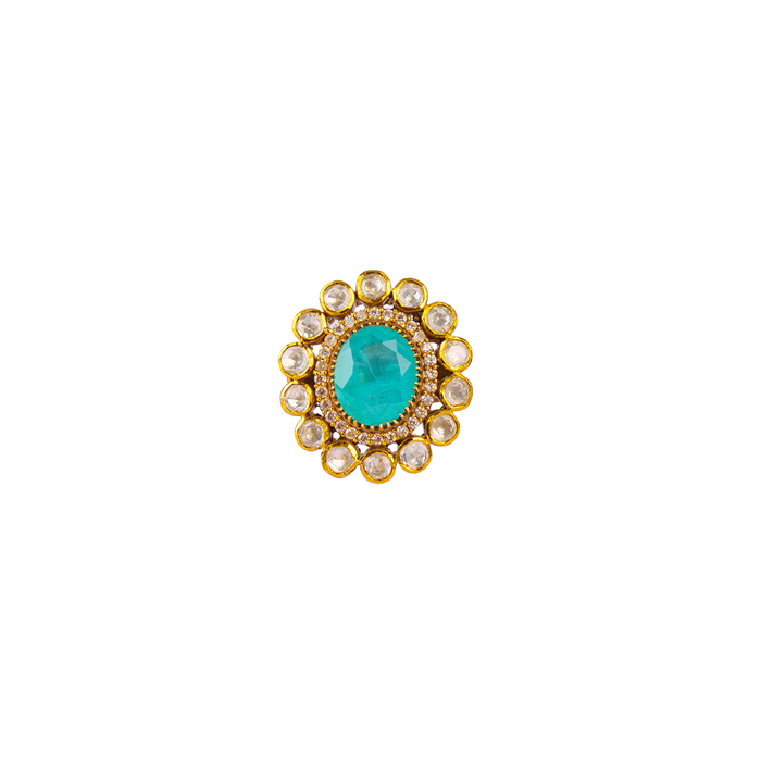 Neelkamal Kundan Ring