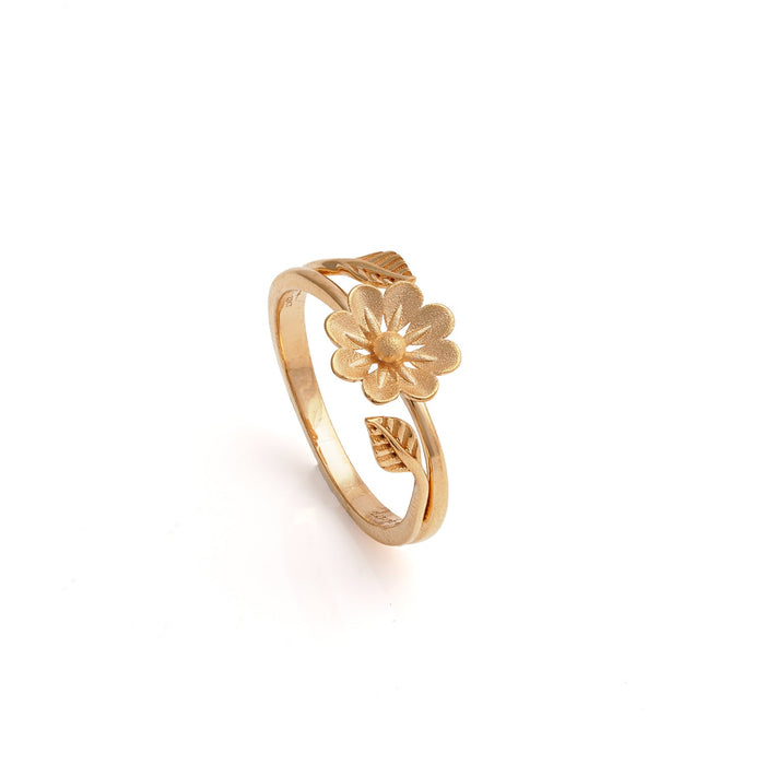 Pushpa Bloom Gold Ring