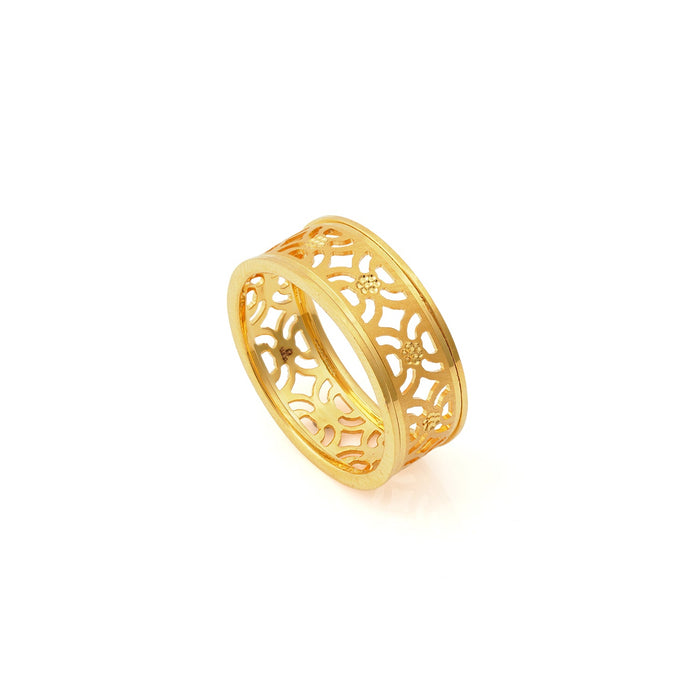 Vritta Jali Gold Ring
