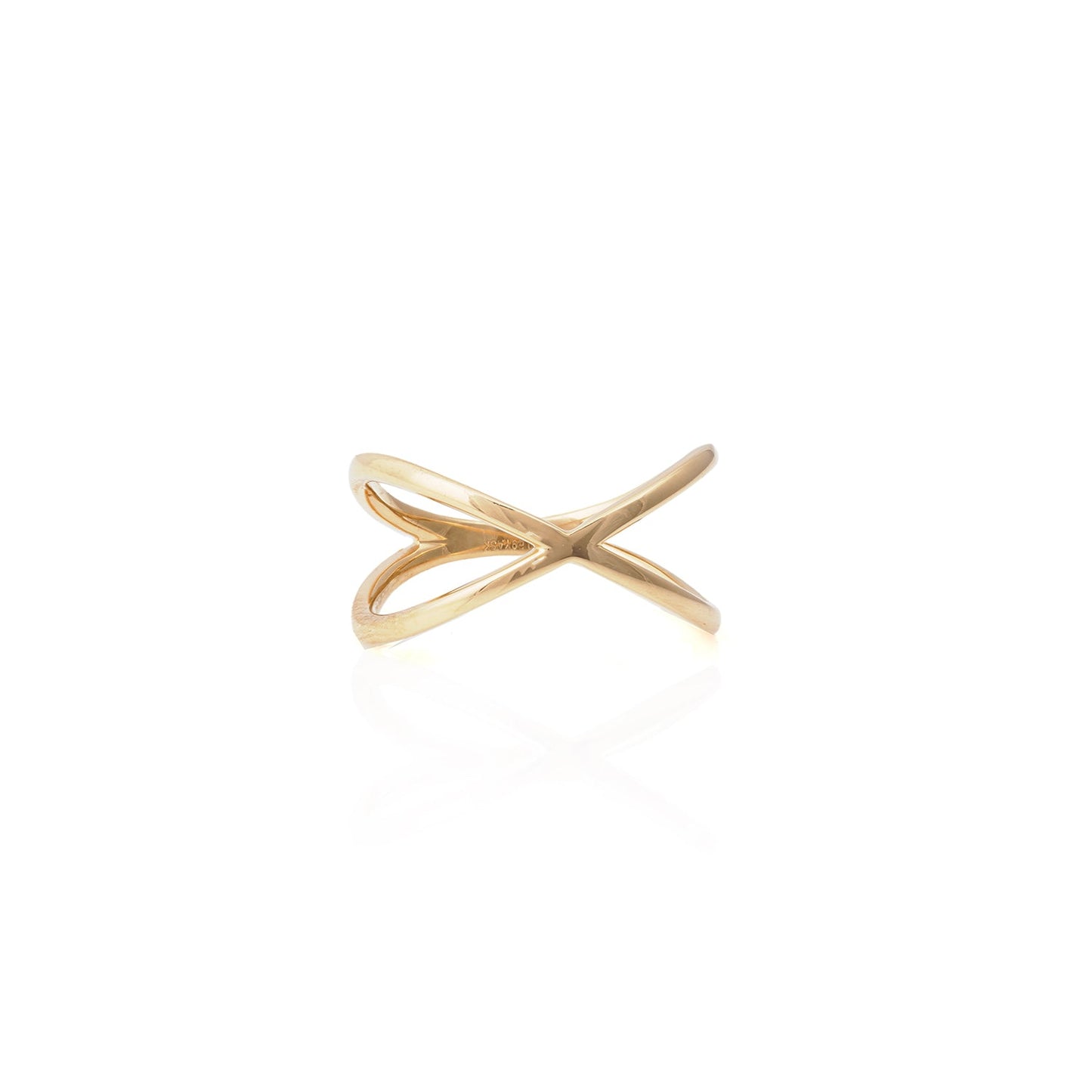 Ira Crossline Gold Ring