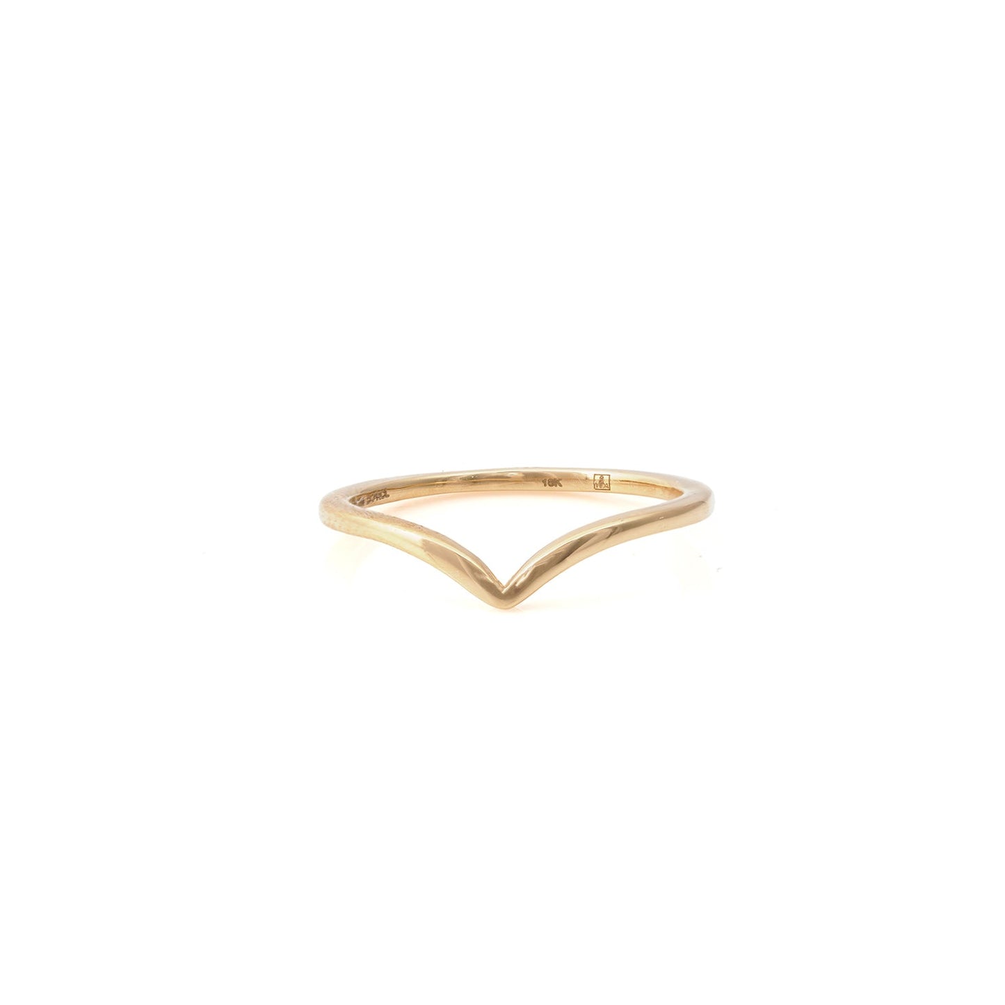 Tara V-Band Gold Ring