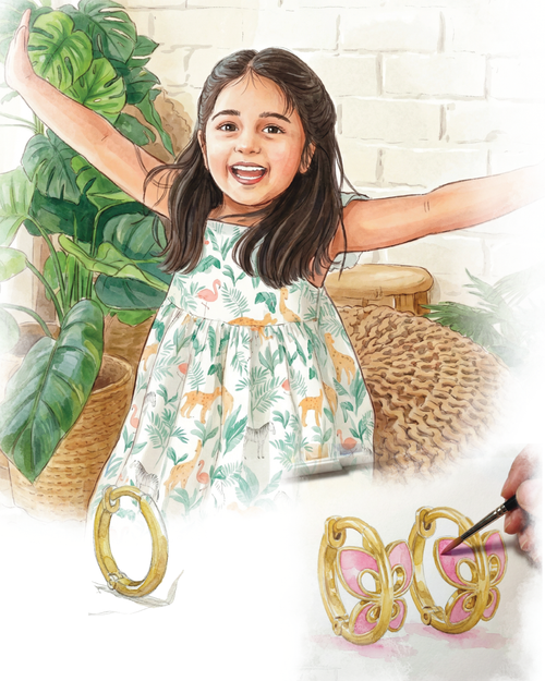 Butterfly Wing Hoops