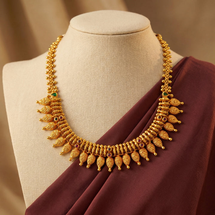 Golden Dainty Bead Haram