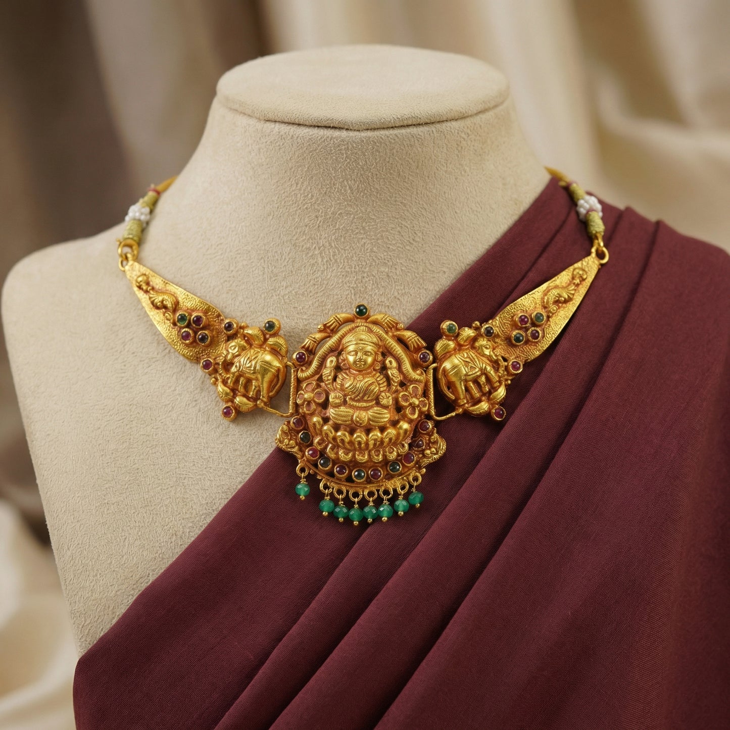 Golden Lakshmi Vilasa Choker