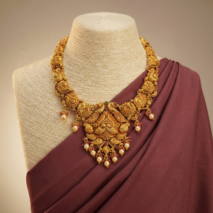 Golden Swarna Mayura Haar