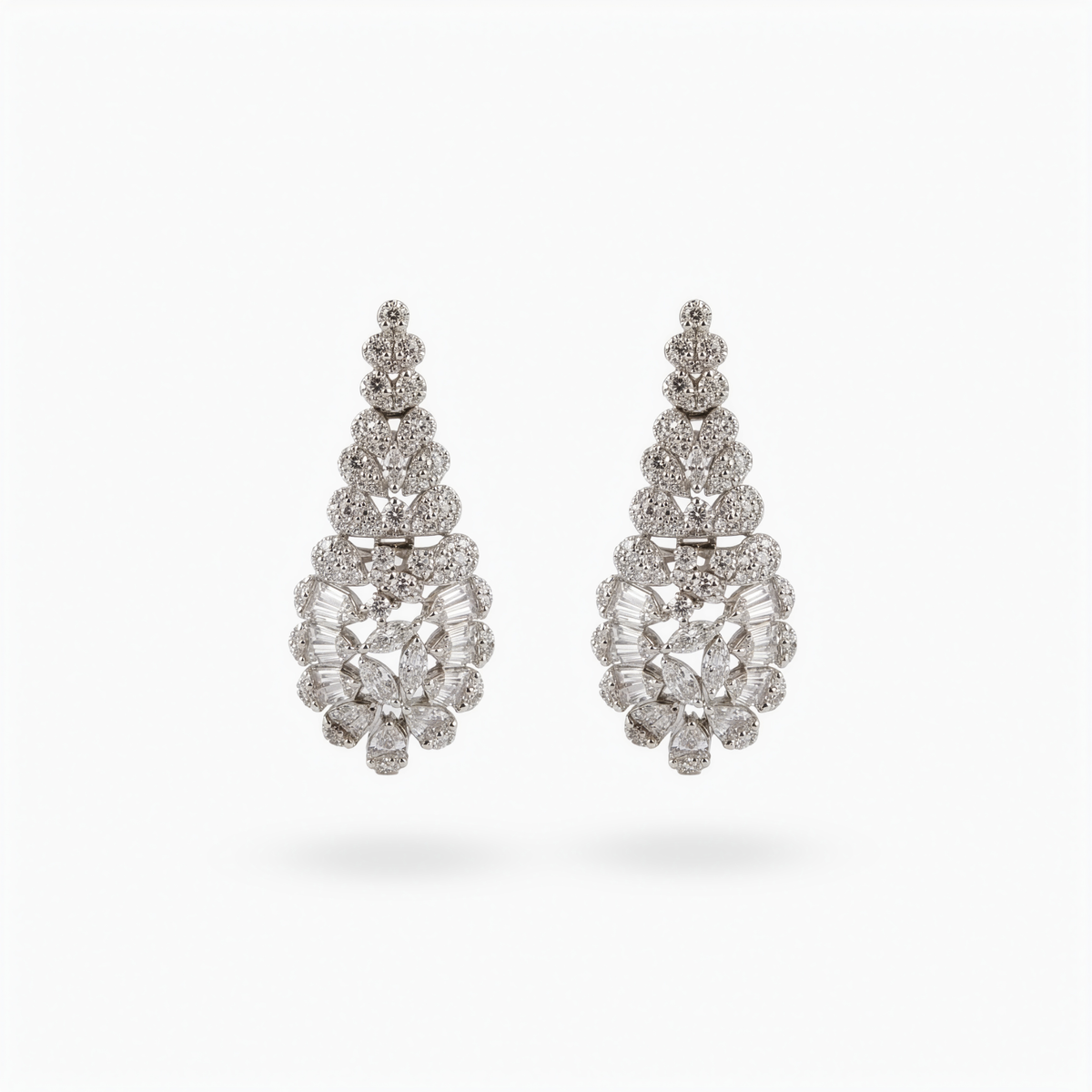 Diamond-Frost Earrings